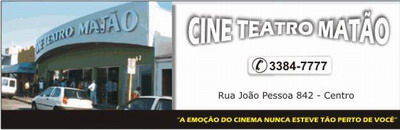 CINE TEATRO MATÃO Matão SP