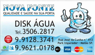 Disk Água Nova Fonte Matão SP